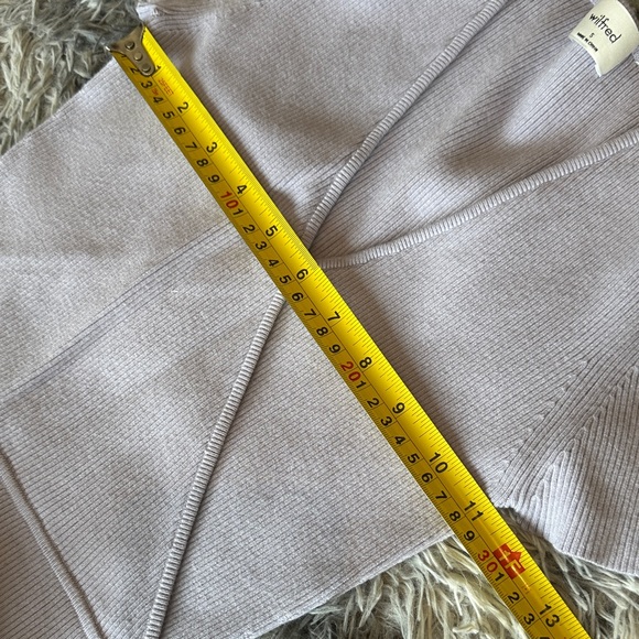 Wilfred Lavender Ribbed Wrap Top - Picture 7 of 11